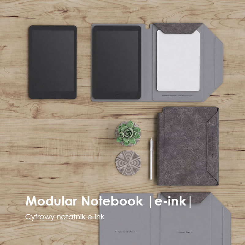 Modular Notebook e-ink